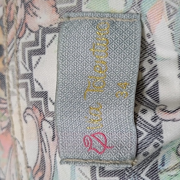 Via Tolentino Midi Skirt Geo Leopard Floral 34 - Picture 7 of 10